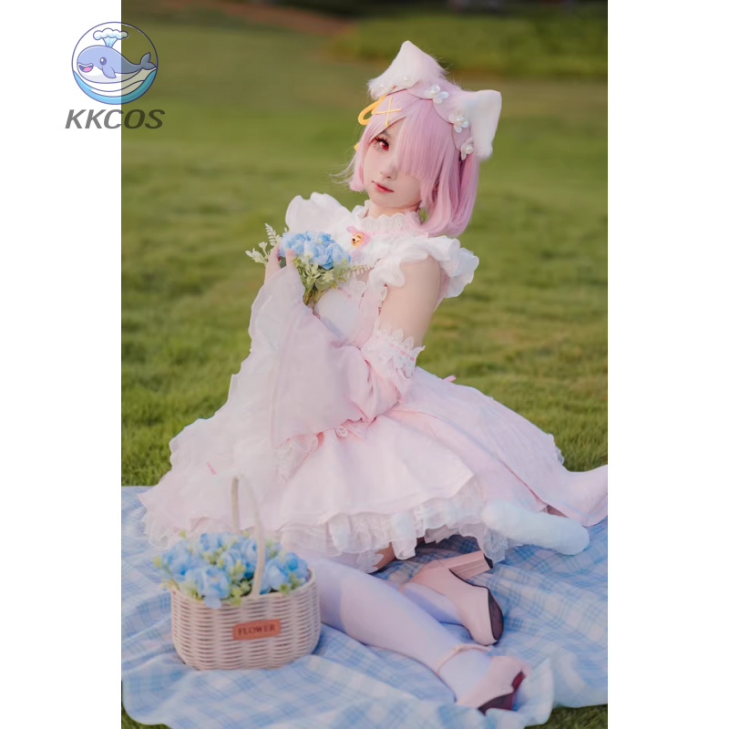Anime Zero Cosplay - Re:ゼロから始める異世界生活 ラム・レム コスプレ レトロ衣装 スイート制服ドレス アクティビティ