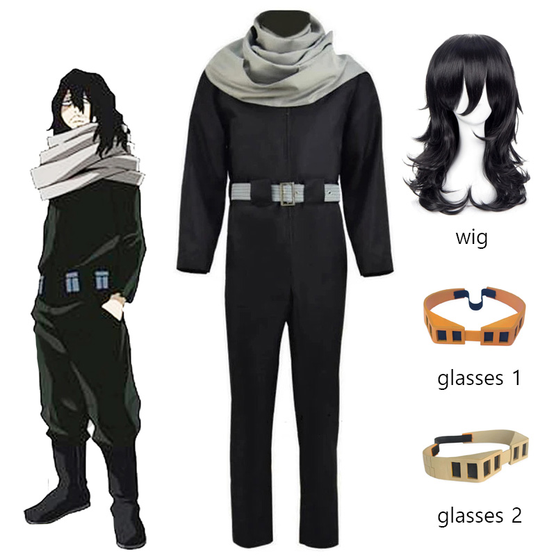 Anime Cosplay Glasses - アニメ僕のヒーローアカデミア相沢翔太コスプレ衣装男性女性ジャンプスーツ衣装メガネ小道具ハロウィンカーニバルパーティースーツ