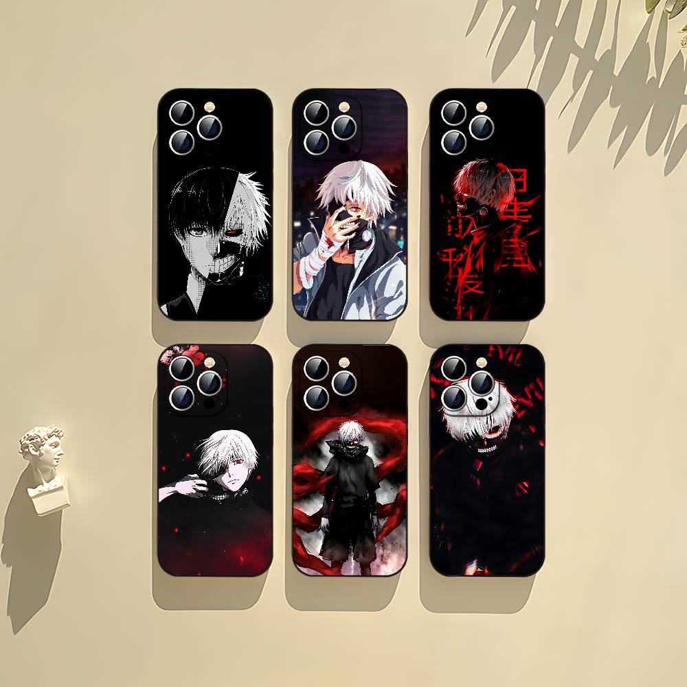 Tokyo Ghoul Mask - 東京グール カネキ ケン アニメ スマホケース ブラック