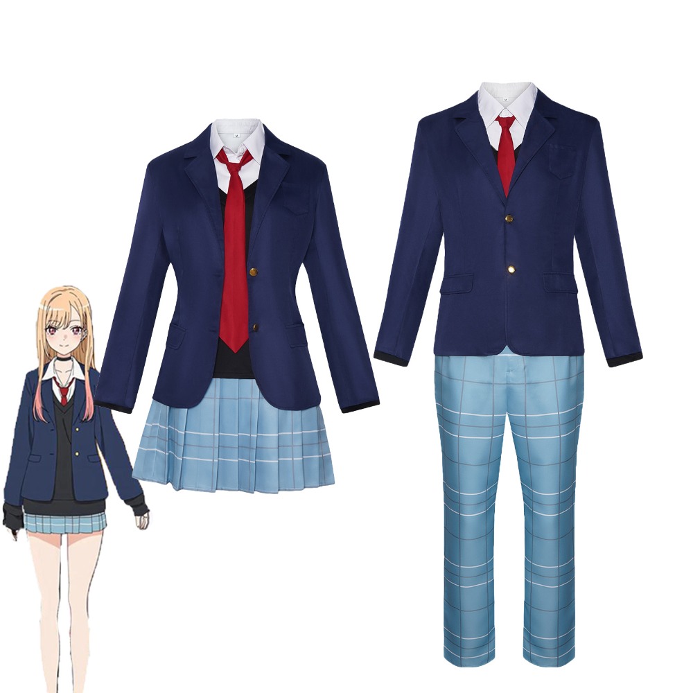 Kitagawa Anime Cosplay - 北川マリン五条和花ナコスプレアニメ衣装大人 JK 制服ハロウィンカーニバルパーティー女性男性ステージ衣装