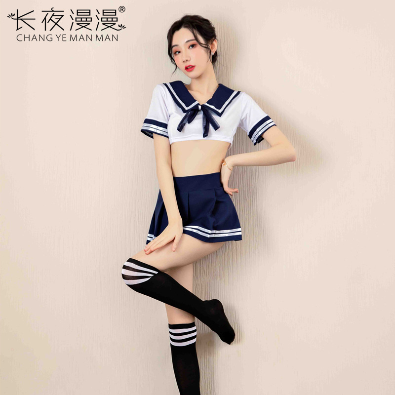 Anime Cosplay Korean Girl - 日本/韓国衣装女子高生ランジェリーディアンドル女子高生セクシーかわいい衣装女性コスプレハロウィン制服 JK 服セット