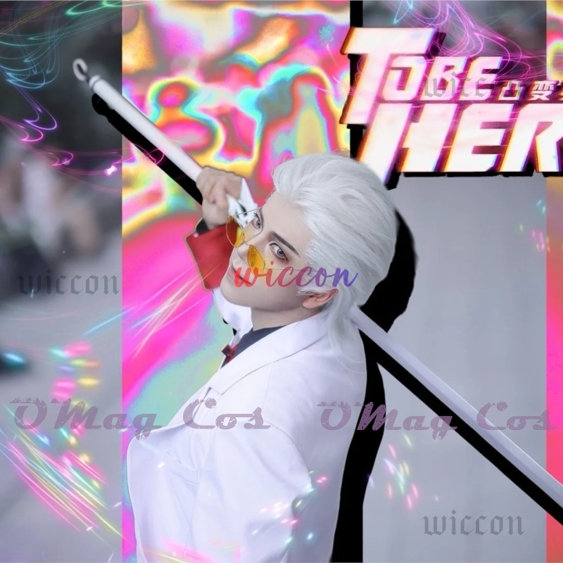 TO BE HERO X コスプレ白制服メガネウィッグ付き男 - Anime Cosplay Glasses のレビューと価格