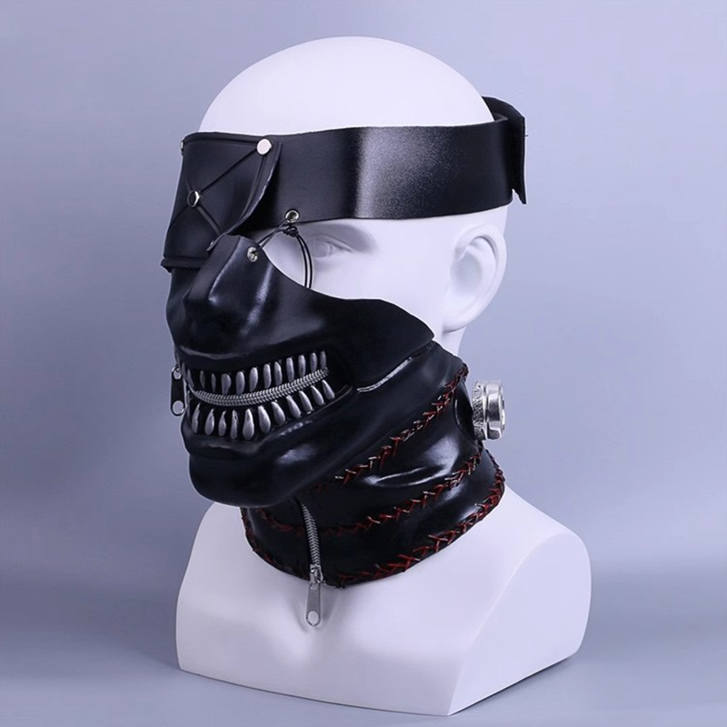 カネキケンコスプレマスク映画東京グール隻眼グールマスクハロウ - Tokyo Ghoul Mask のレビューと価格