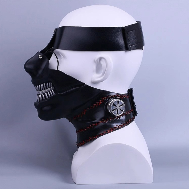 カネキケンコスプレマスク映画東京グール隻眼グールマスクハロウ - Tokyo Ghoul Mask のレビューと価格