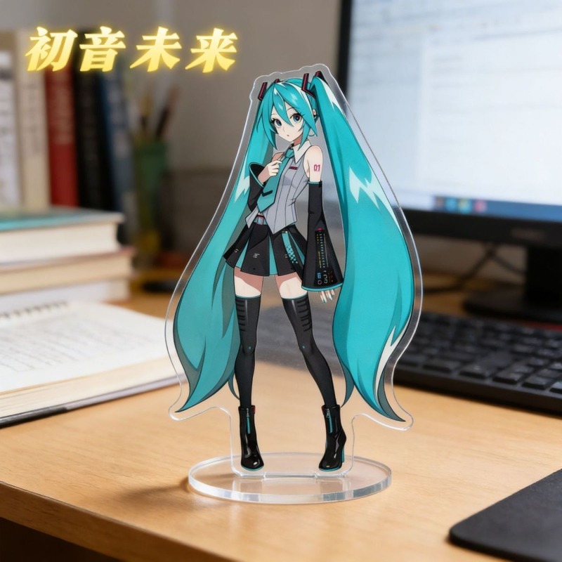 初音ミク 10 センチメートルアクリルスタンドかわいいアニメ - Anime Cosplay Roleplay のレビューと価格