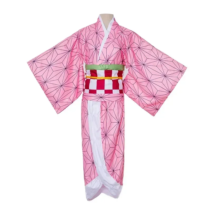 ハロウィン 竈門禰豆子 アニメ コスプレ衣装、着物、かつら、 - Anime Cosplay Nezuko のレビューと価格