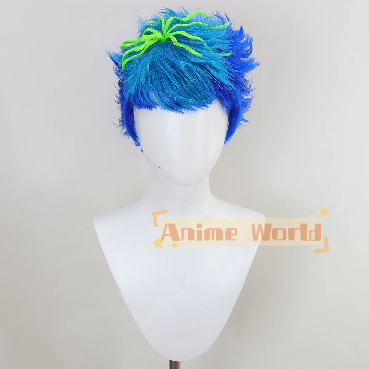 あなたの死の回はあなたです 久永直人 ブルーグリーンイエロー - Anime Cosplay Blue Hair のレビューと価格