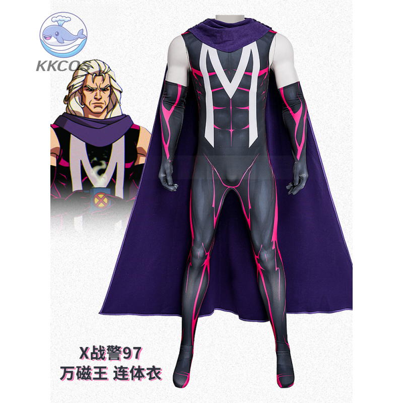 マグニートー コスプレ衣装 ジャンプスーツ マックス・アイゼ - Anime Cosplay Bodysuit のレビューと価格