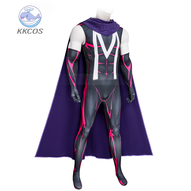 マグニートー コスプレ衣装 ジャンプスーツ マックス・アイゼ - Anime Cosplay Bodysuit のレビューと価格