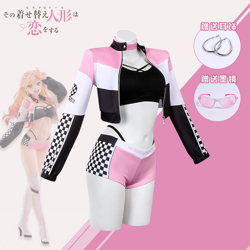 アニメ私のドレスアップダーリンウィッグレーススーツ小道具クー - Kitagawa Anime Cosplay のレビューと価格