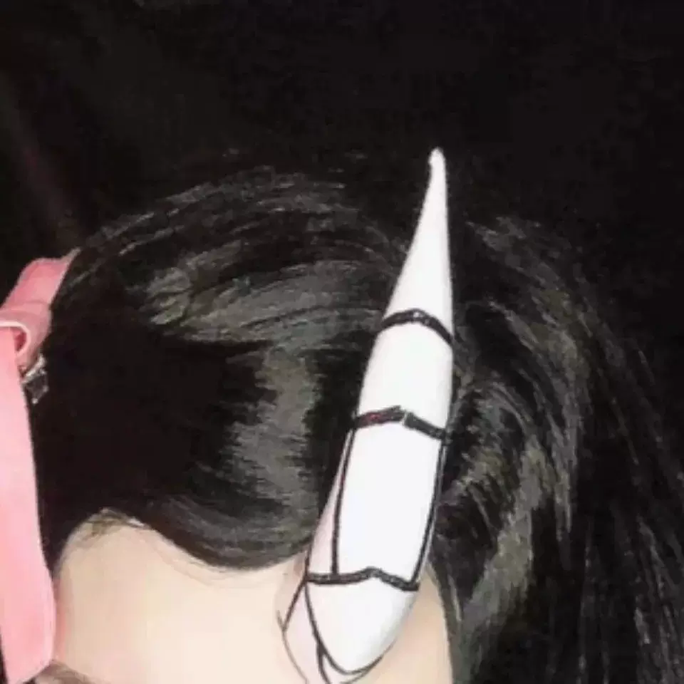 アニメ禰豆子コスプレ小道具帽子ホーンコスプレ衣装ハロウィンカ - Anime Cosplay Nezuko のレビューと価格