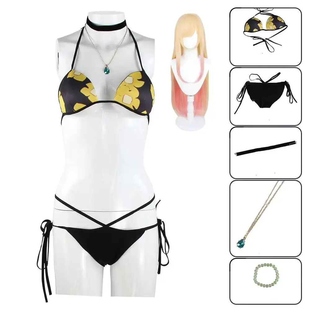 アニメ私のドレスアップダーリン北川マリンビキニコスプレ衣装水 - Kitagawa Anime Cosplay のレビューと価格