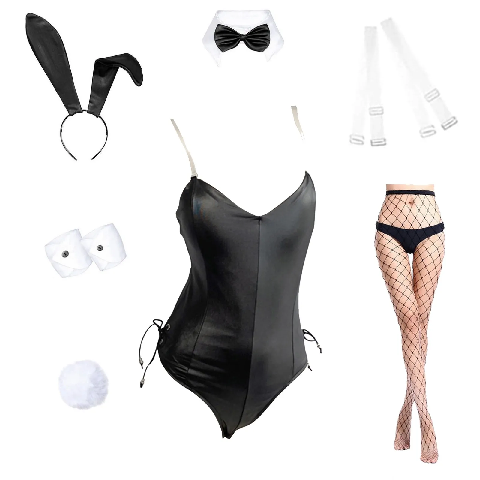 2025年 女性用 バニーガールスーツ アニメ ハロウィンコ - Anime Cosplay Bodysuit のレビューと価格