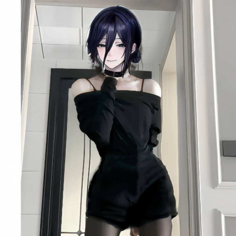 アニメチェーンソーマンレゼコスプレ衣装女性ドレス黒セクシーな - Anime Cosplay Chainsaw Man のレビューと価格