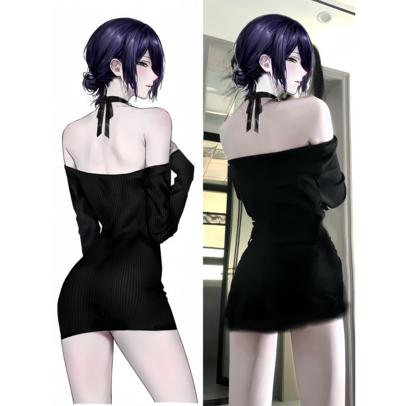 アニメチェーンソーマンレゼコスプレ衣装女性ドレス黒セクシーな - Anime Cosplay Chainsaw Man のレビューと価格