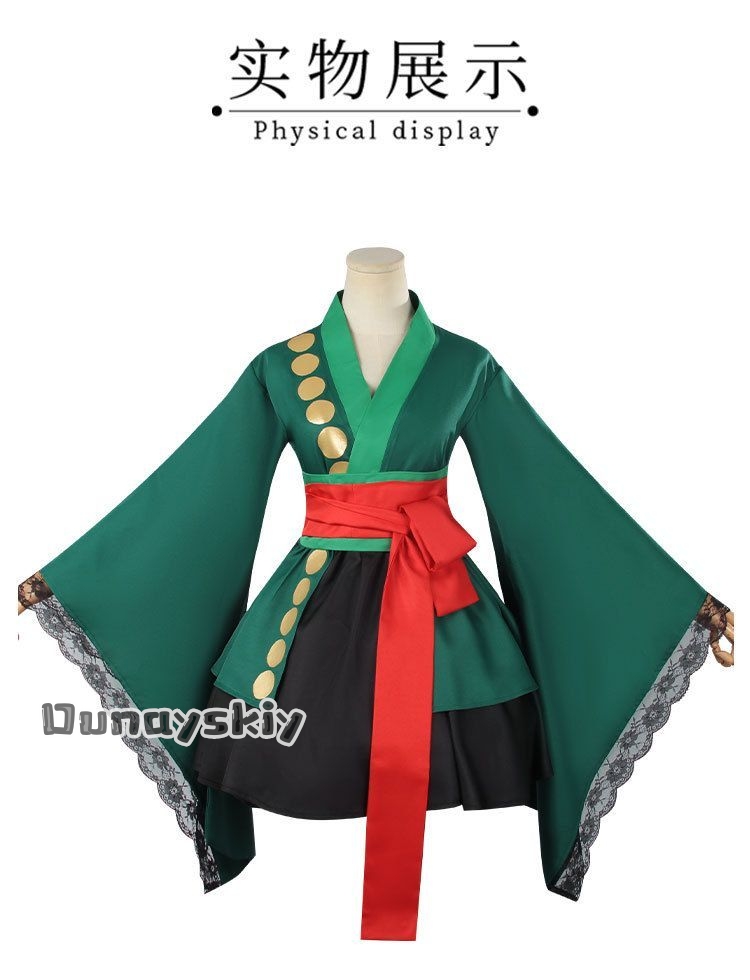 アニメロロノア・ゾロコスプレ衣装日本の着物国仮装大人女性のた - Anime Zoro Cosplay Female のレビューと価格