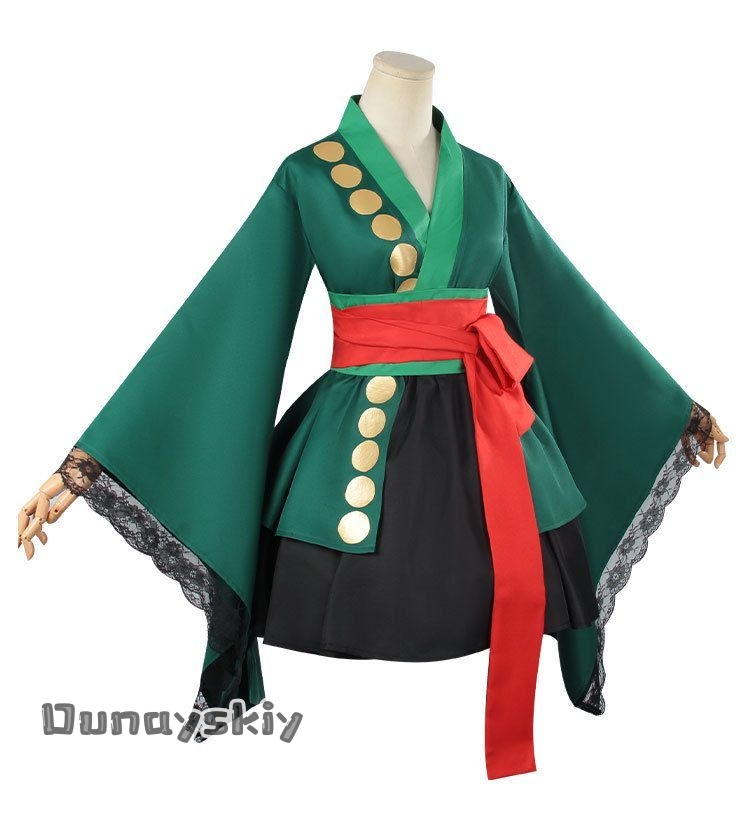 アニメロロノア・ゾロコスプレ衣装日本の着物国仮装大人女性のた - Anime Zoro Cosplay Female のレビューと価格