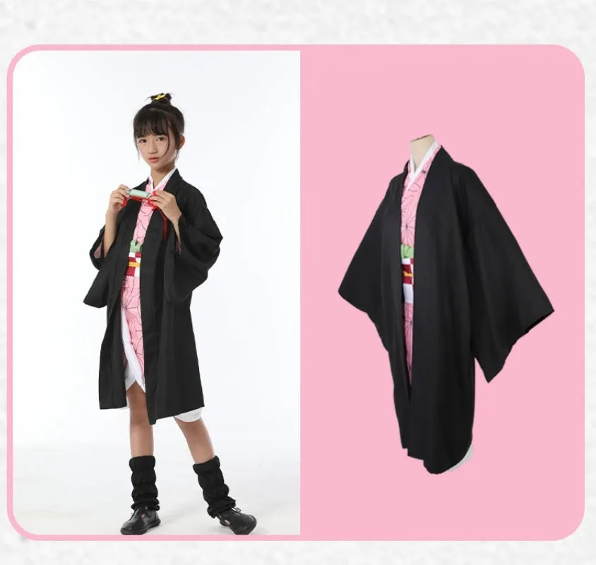 ハロウィンアニメ竈門禰豆子コスプレ衣装着物コスプレカーニバル - Anime Cosplay Nezuko のレビューと価格