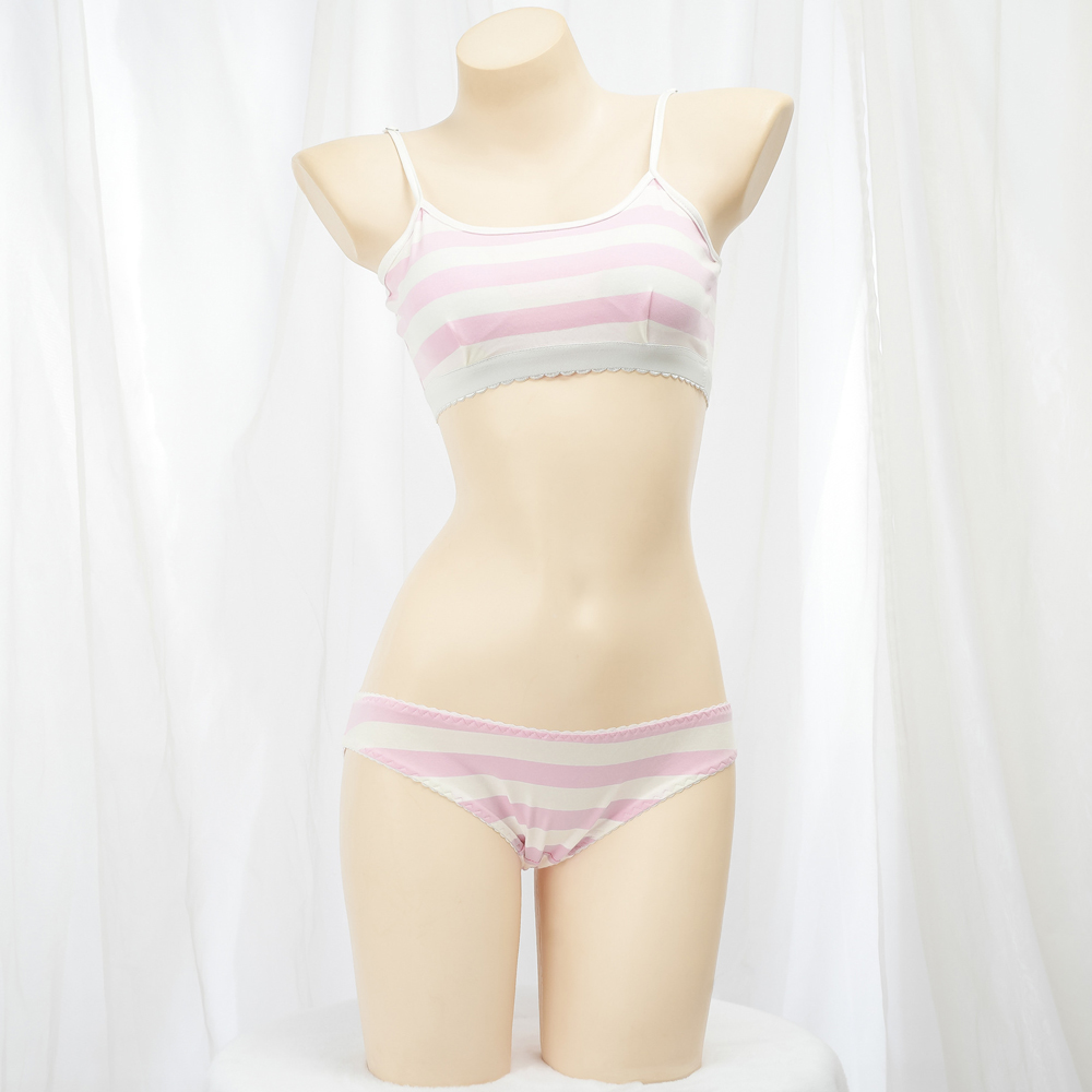 AniLV 日本アニメストライプパジャマ下着セット PE ク - Anime Cosplay Bikini のレビューと価格