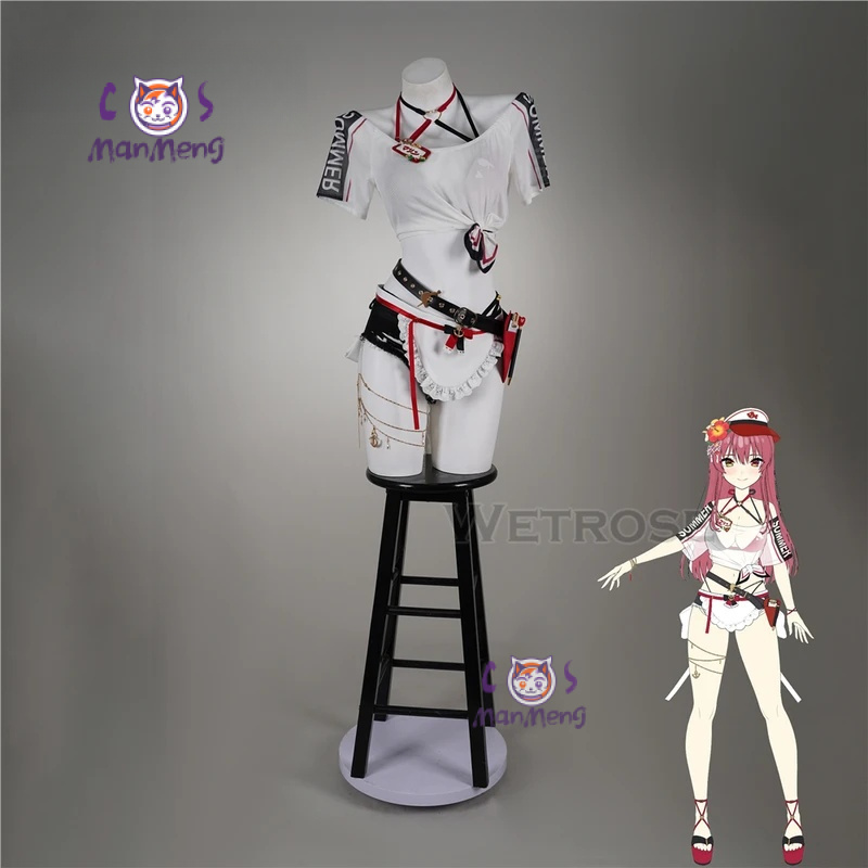 アニメホロライブ Vtuber 家宝マリンコスプレ衣装夏のビ - Anime Cosplay Bikini のレビューと価格