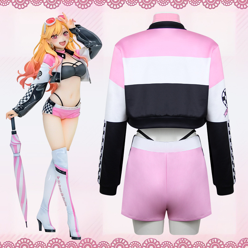 アニメマリン北川私のドレスアップダーリンレーシングスーツコス - Kitagawa Anime Cosplay のレビューと価格