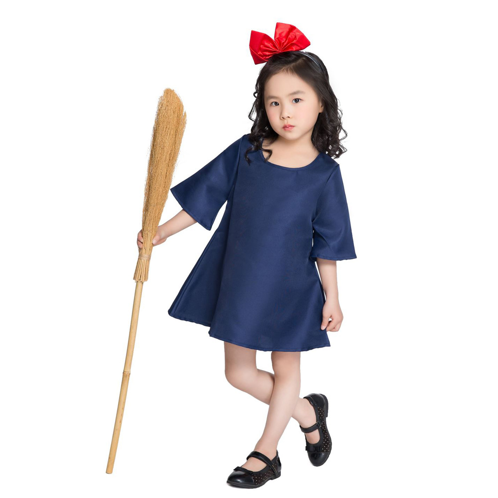 子供用パフォーマンスコスチューム 魔女コスプレドレス 小さな - Anime Cosplay Girl Photo のレビューと価格
