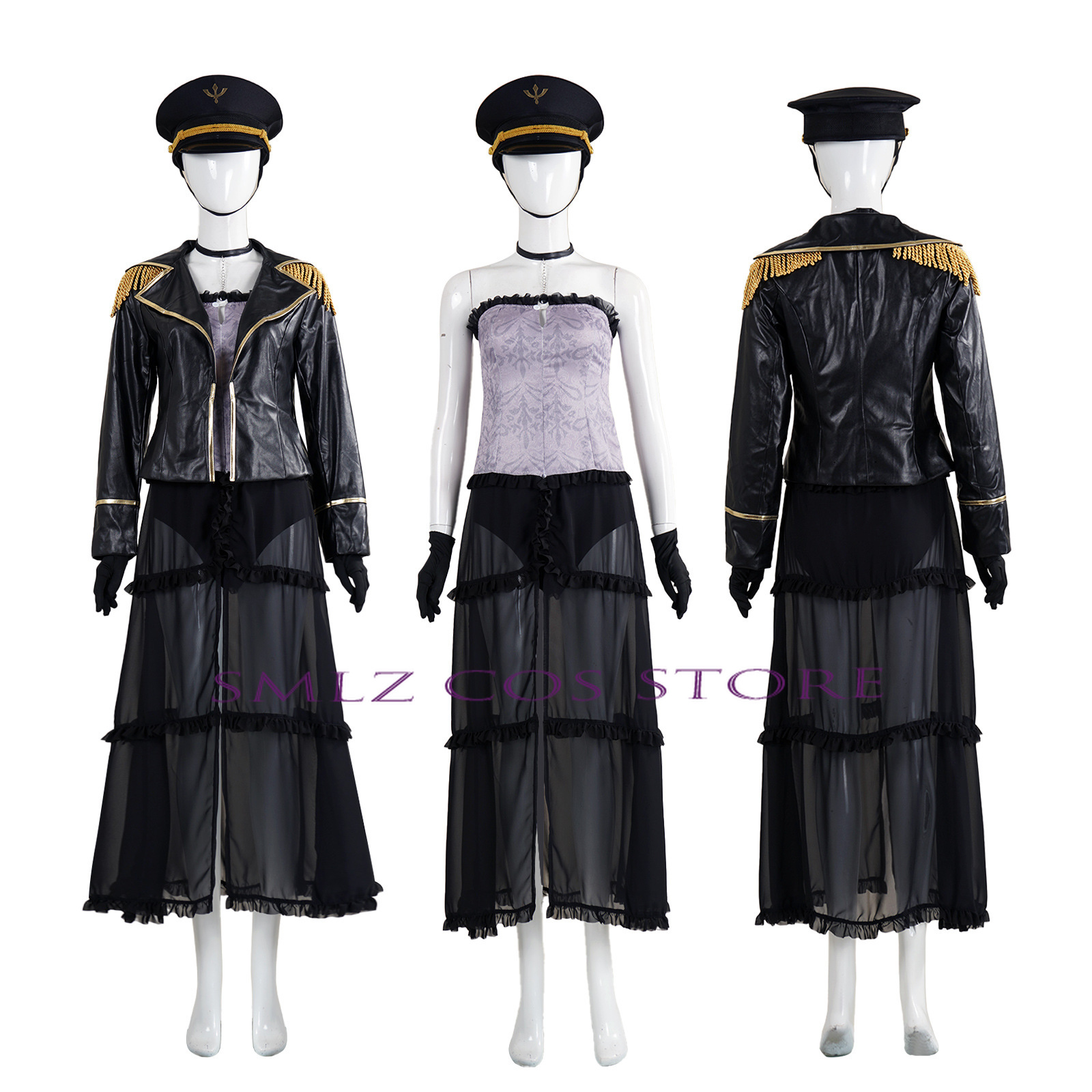 アニメ私のドレスアップマリン北川コスプレ軍事黒ロベリア制服ド - Kitagawa Anime Cosplay のレビューと価格