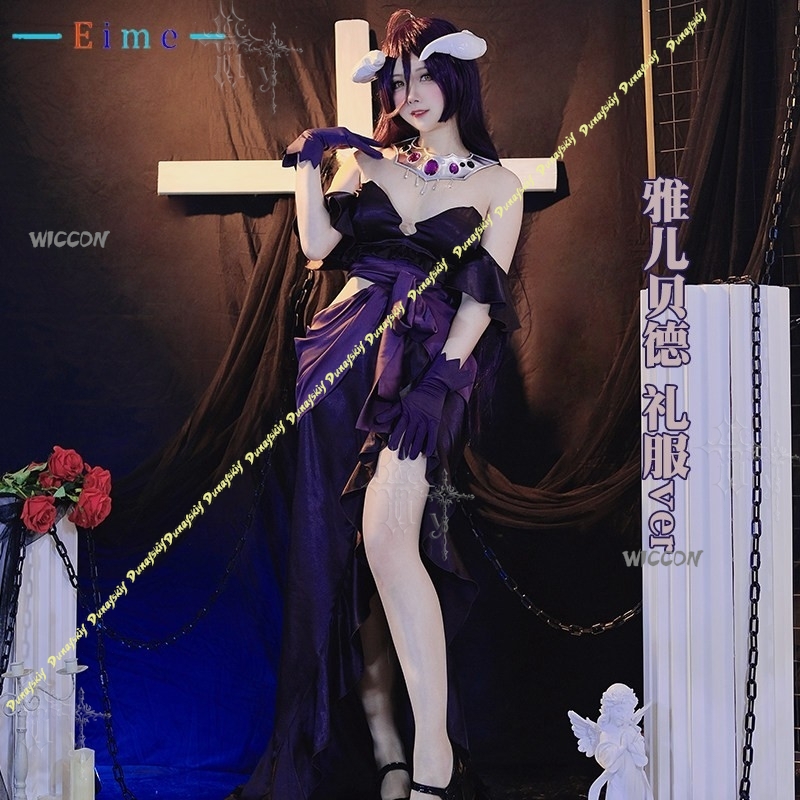 アニメオーバーロードシーズンコスプレアルベド衣装セクシーアッ - Anime Cosplay Albedo のレビューと価格