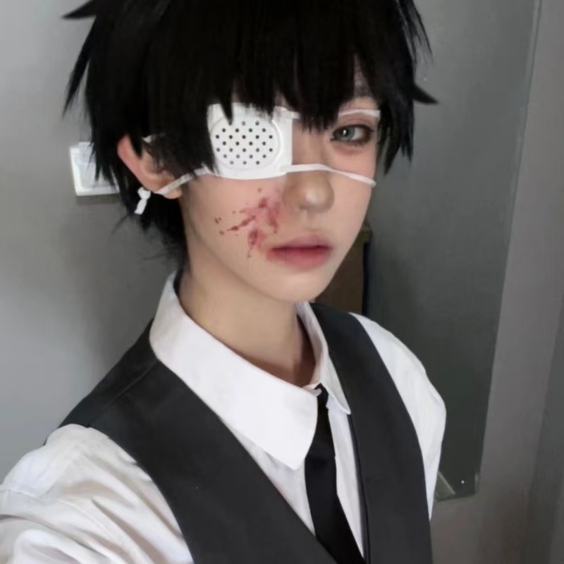 白色和風医療ヤンデレアイパッチアニメカネキケンコスプレ片目ア - Tokyo Ghoul Mask のレビューと価格