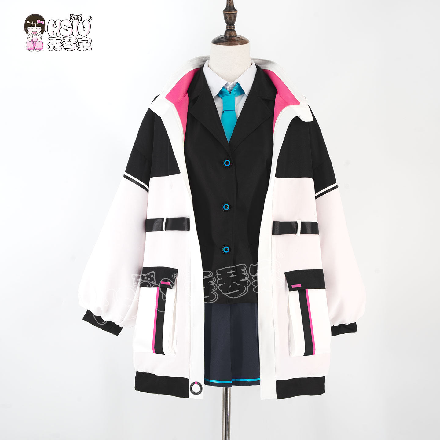 ブルーアーカイブケイコスプレ衣装ウィッグ HSIU フルセッ - Anime Cosplay Blue Hair のレビューと価格