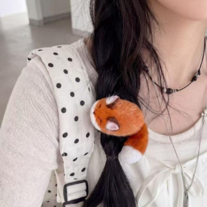 1/4 個 3D ぬいぐるみヘアクリップかわいい動物ヘアピン - Anime Cosplay Korean Girl のレビューと価格