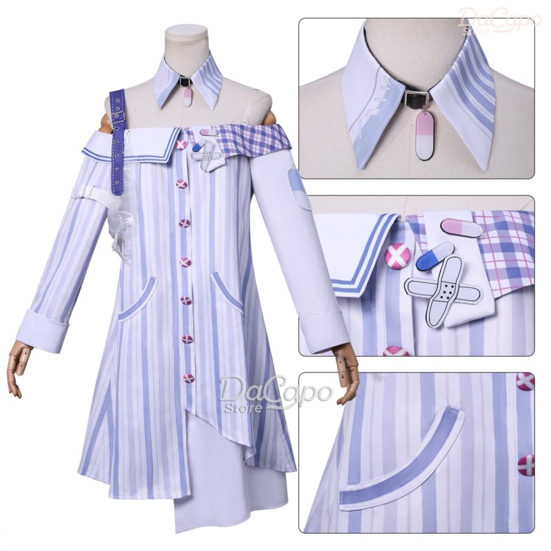 ゲームインフィニティニッキコスプレ衣装ウィッグ風変わりなアイ - Anime Cosplay Ideas For Women のレビューと価格