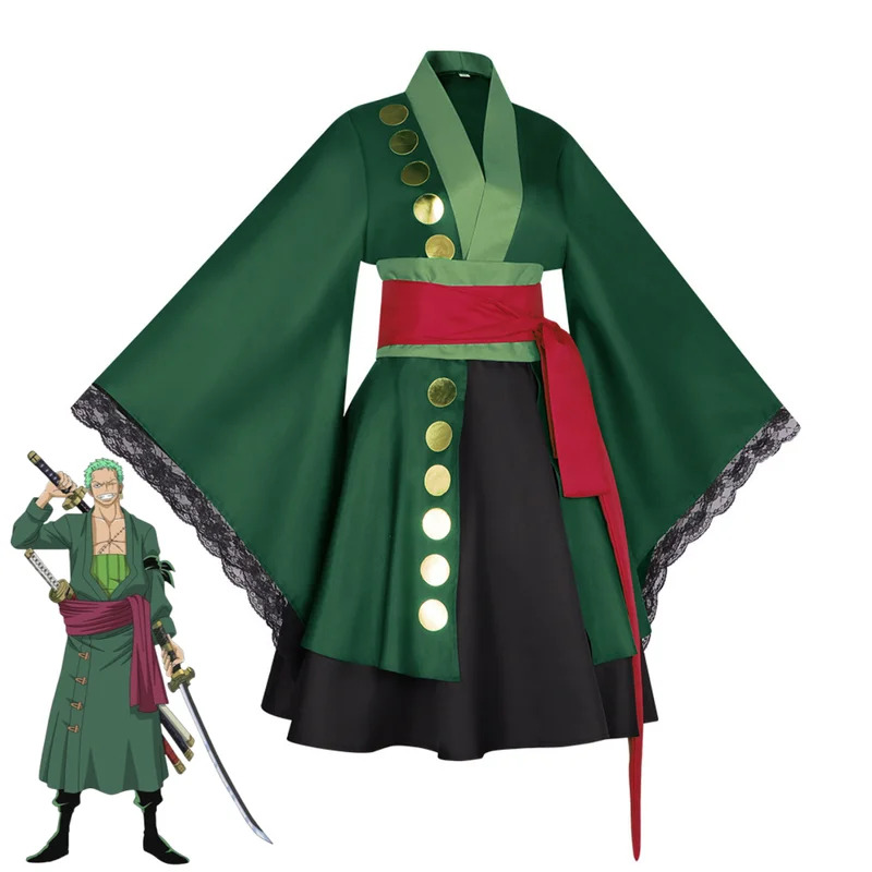 2025年 aaa アニメ ロロノア・ゾロ コスプレ衣装 ワ - Anime Zoro Cosplay Female のレビューと価格