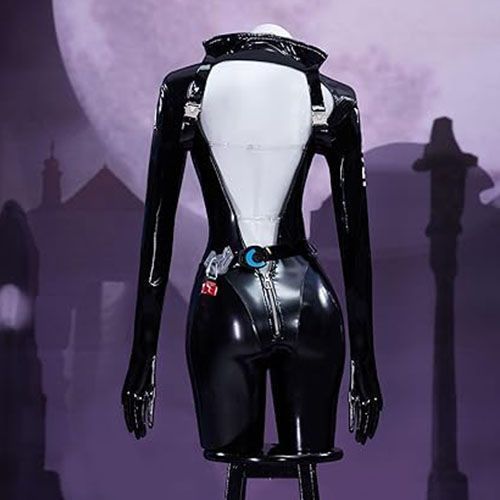 WHH アニメニッケクエンシーコスプレ衣装黒のボディスーツマ - Anime Cosplay Bodysuit のレビューと価格