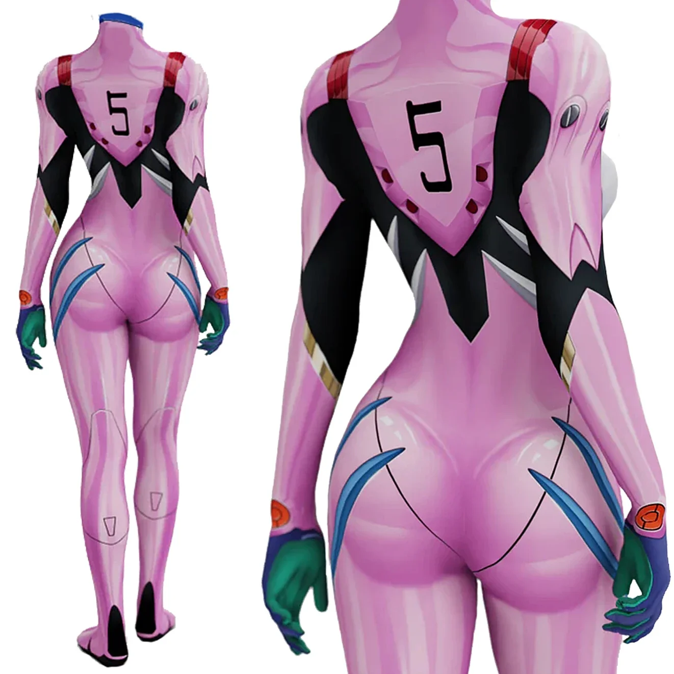 アニメEVA 05 マキナミ コスプレ衣装 スーパーヒーロー - Anime Cosplay Bodysuit のレビューと価格