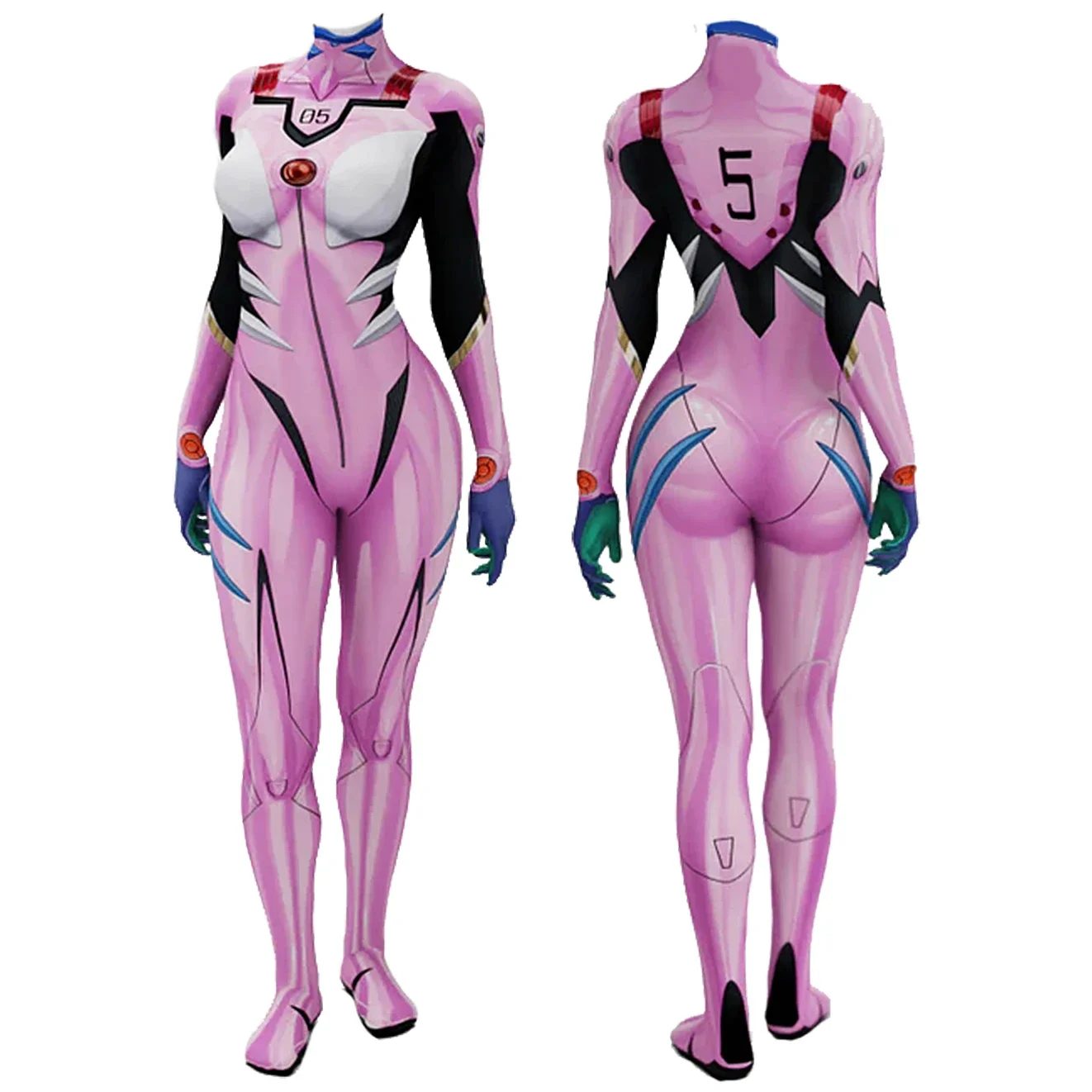 アニメEVA 05 マキナミ コスプレ衣装 スーパーヒーロー - Anime Cosplay Bodysuit のレビューと価格