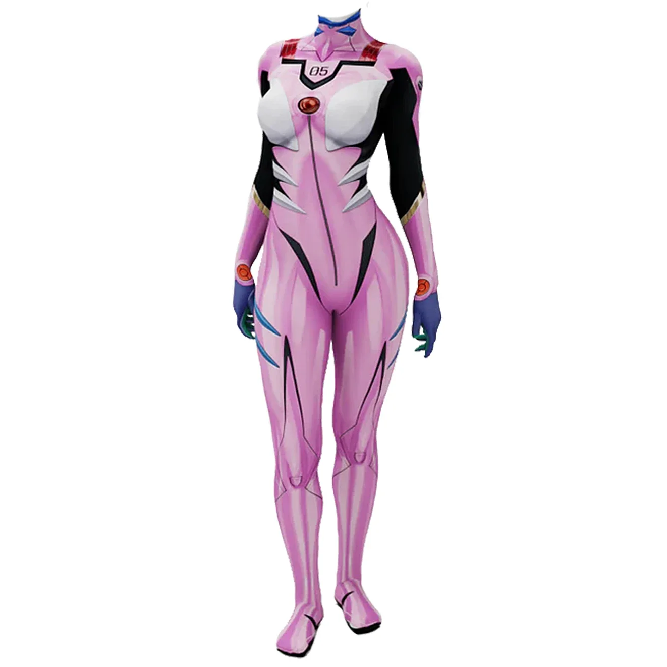 アニメEVA 05 マキナミ コスプレ衣装 スーパーヒーロー - Anime Cosplay Bodysuit のレビューと価格