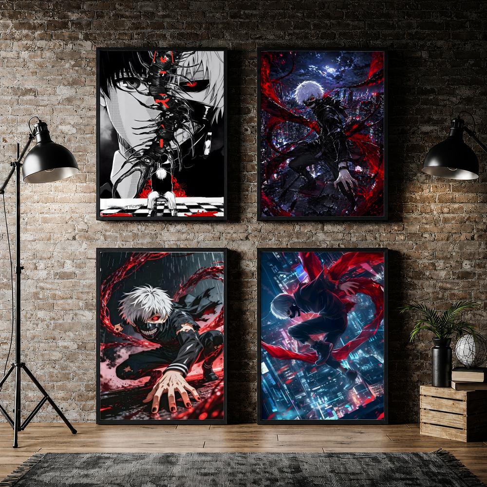アニメ『東京喰種トーキングリーダー』ケン・カネキポスター P - Tokyo Ghoul Mask のレビューと価格