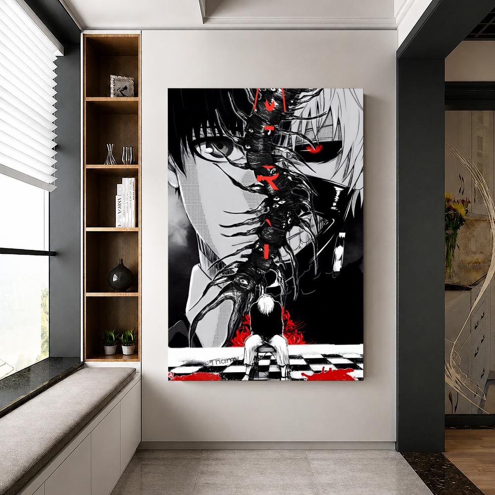 アニメ『東京喰種トーキングリーダー』ケン・カネキポスター P - Tokyo Ghoul Mask のレビューと価格