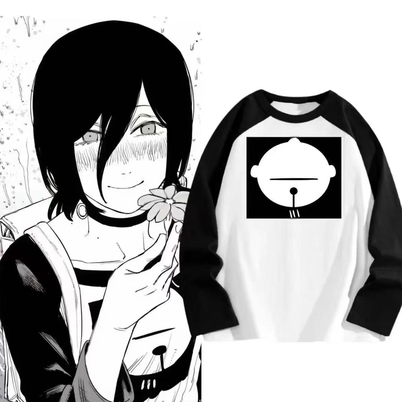 アニメチェーンソーマンレゼコスプレ長袖 Tシャツコスプレ特大 - Anime Cosplay Chainsaw Man のレビューと価格