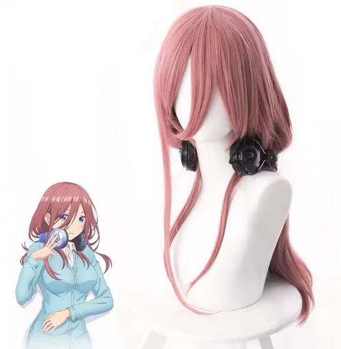 高品質 Gotoubun 五等分の花嫁中野ミクコスプレウィッ - Quintuplets Anime Cosplay のレビューと価格
