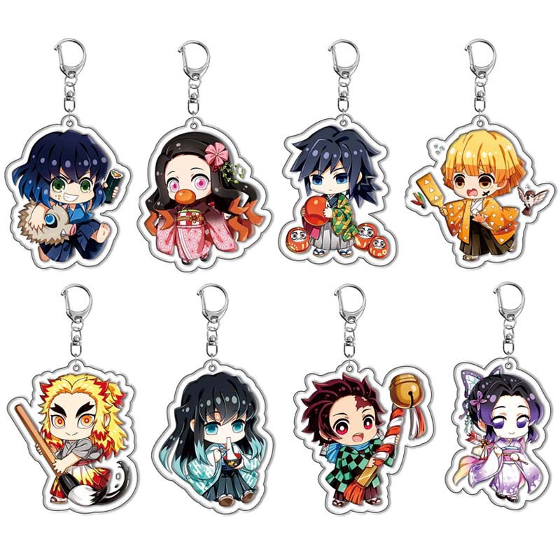 鬼滅の刃 竈門炭治郎 ねずこ アクリルキーホルダー アニメグ - Anime Cosplay Nezuko のレビューと価格