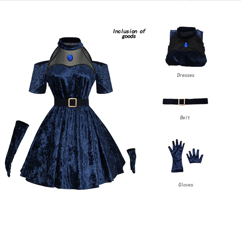 Mizi コスプレアニメエイリアンステージ衣装ウィッグダーク - Anime Cosplay Blue Hair のレビューと価格