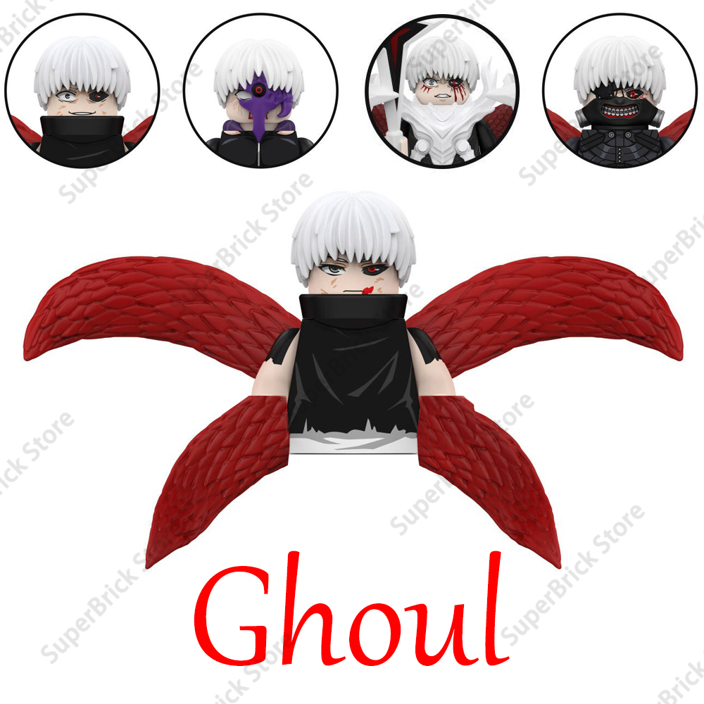 日本のアニメ東京グールカネキケンミニアクションフィギュア人形 - Tokyo Ghoul Mask のレビューと価格