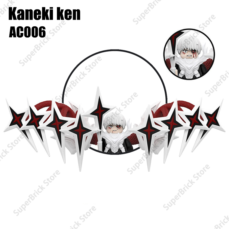 日本のアニメ東京グールカネキケンミニアクションフィギュア人形 - Tokyo Ghoul Mask のレビューと価格