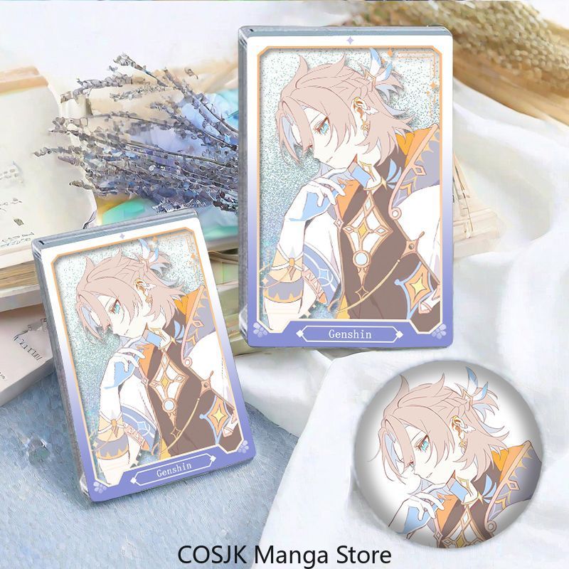 原神アルベド液体シェイカーアクリルブロックダブルフラッシュ缶 - Anime Cosplay Albedo のレビューと価格