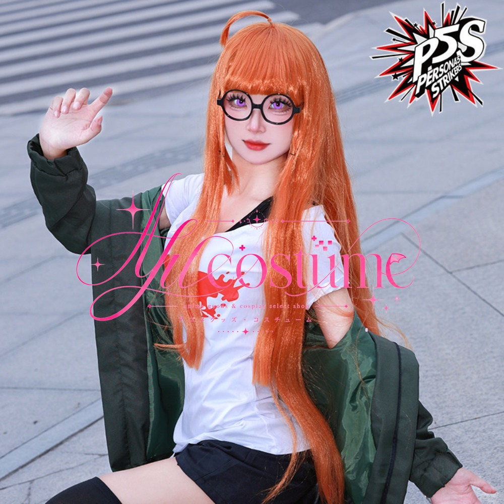 双葉桜 コスプレ衣装 デイリースタイル衣装 ウィッグ メガネ - Anime Cosplay Glasses のレビューと価格