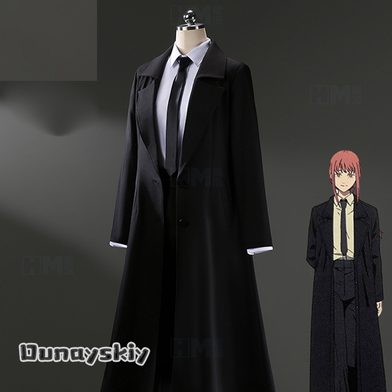 アニメマンマキマコスプレ衣装{ヘメラ}ハロウィンチェーンソー - Anime Cosplay Chainsaw Man のレビューと価格