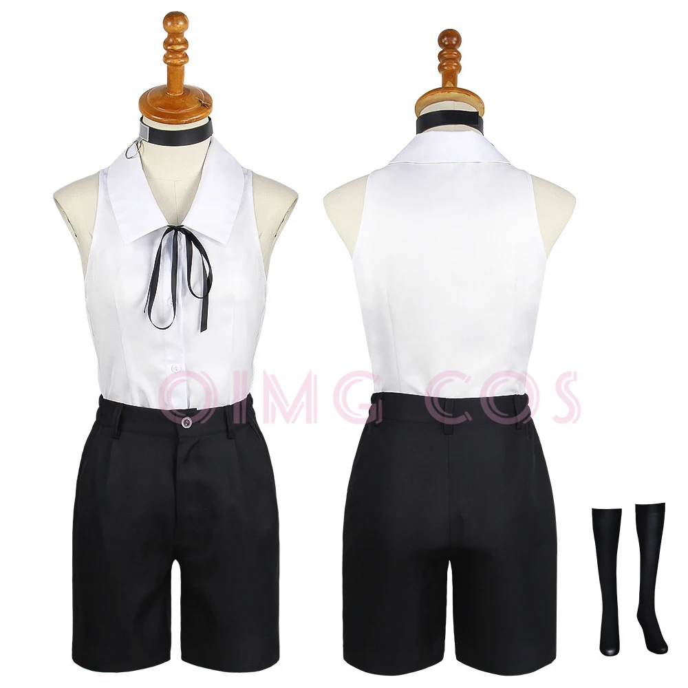 Reze コスプレ衣装チェーンソーマン衣装ブルースーツシャツ - Anime Cosplay Chainsaw Man のレビューと価格
