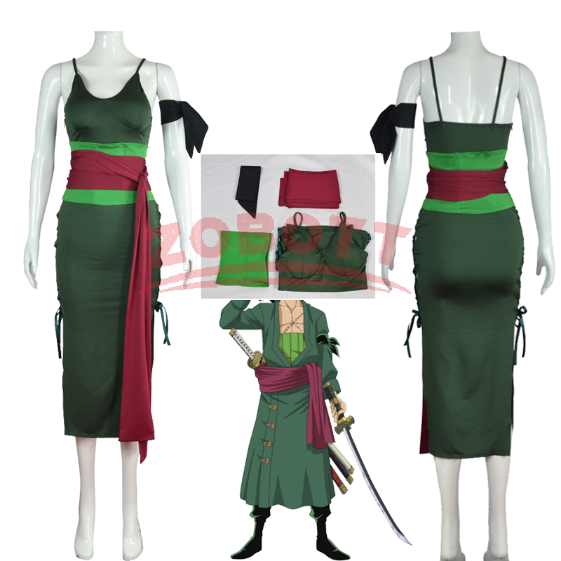 アニメロロノア・ゾロコスプレ衣装ワノ国国変装大人女性のための - Anime Zoro Cosplay Female のレビューと価格